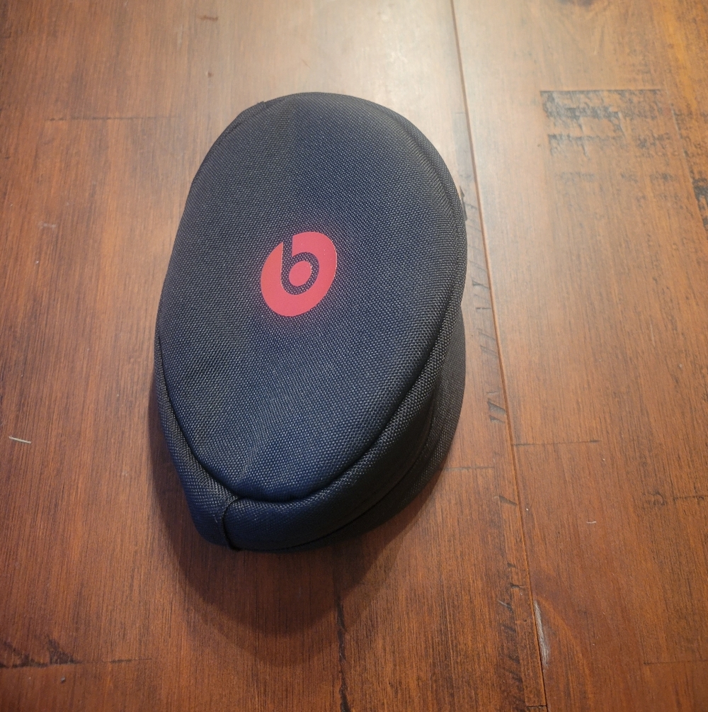 BEATS by Dr. Dre Headphone Soft Carrying Travel Replacement Case Pouch All Black